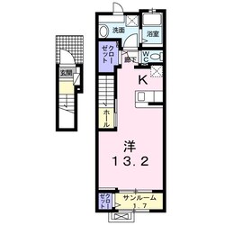 ヴィスキオ大蔵海岸の物件間取画像